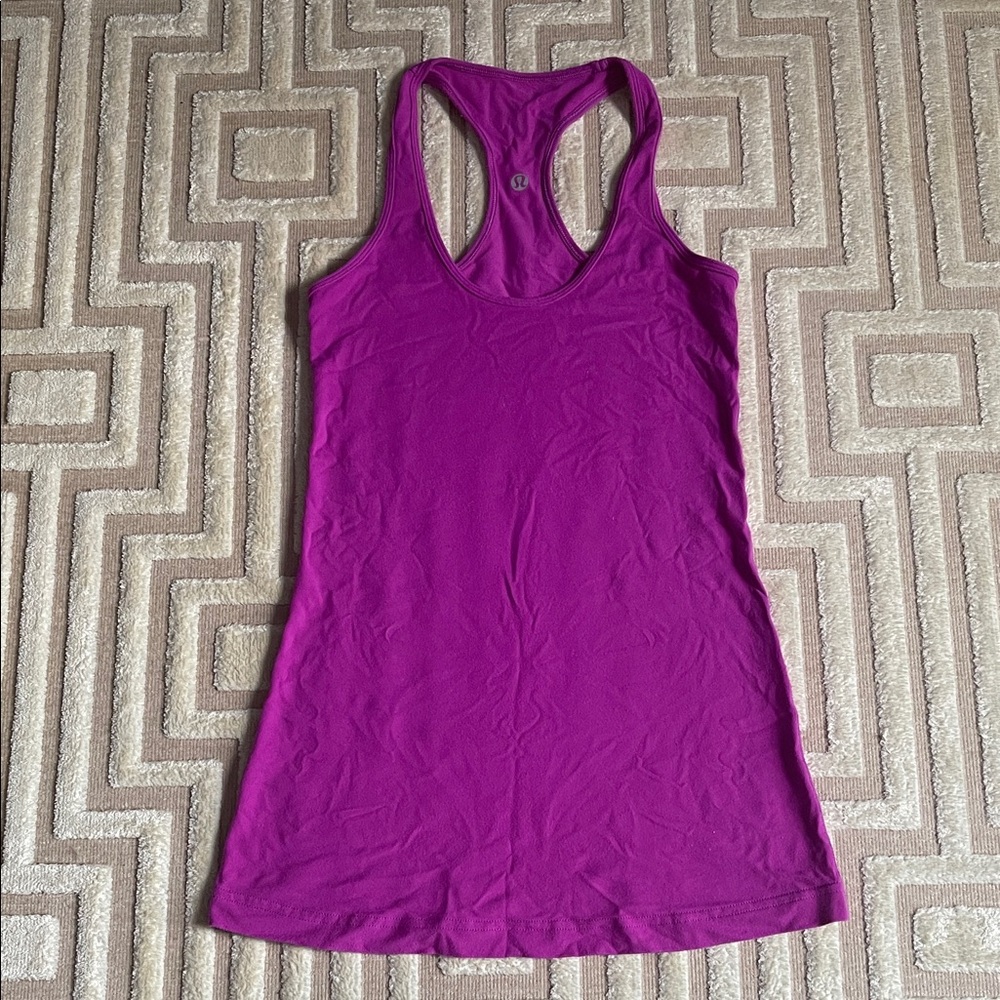 Lululemon purple pink tank top